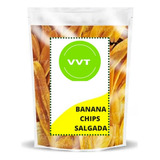 Banana Chips Fatiada Salgada 1kg - Vvt Natural