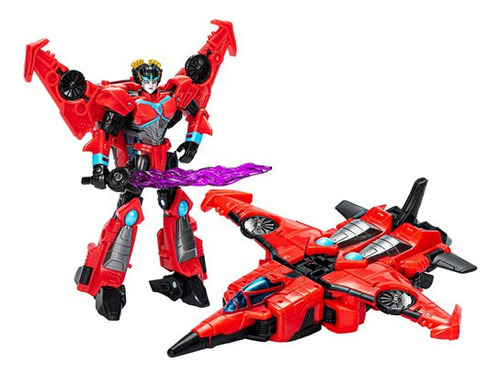 Cyberverse Universe Windblade Transformers Legacy United , Clase De Lujo,  Figura De Acción 13 Cm , Para Niños Y Niñas De 8 Años O Más, Transformación En 16 Pasos, Gran Articulación Y Posabilidad