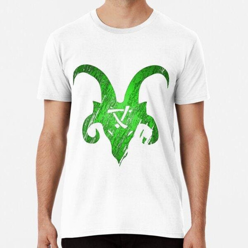 Remera Rata Cornuda Rey Verde Algodon Premium 