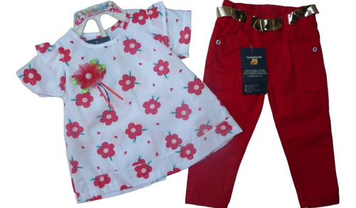 Conjunto Jean Flores 12-18 Meses Bebe