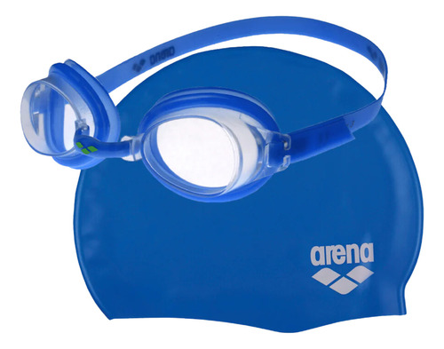 Goggles Y Gorra Arena 2 Piezas Para Natación Niño Set