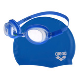 Goggles Y Gorra Arena 2 Piezas Para Natación Niño Set