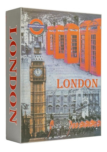 Caja De Seguridad Oculta En Libro Grande Londres
