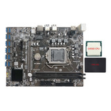 Placa Base Minera B250c Con Cpu G4560+ssd 120g 12xpcie To