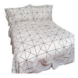 Sábana Ajustable Cama Semidoble  + 2 Fundas!