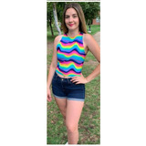 Crop Top Para Damas Confeccion Nacional