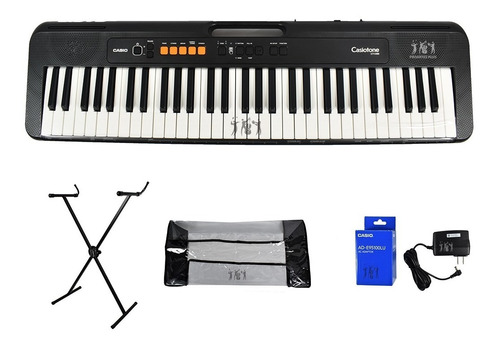 Teclado Casio Ct-s100 + Base + Forro + Adaptador Ad-e95100lu