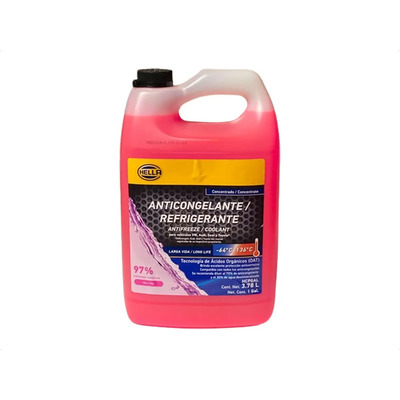 Anticongelante Rosa 1 Galon Concentrado Hella 3.78 Litros Rosa | Meses sin interés
