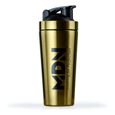 MDN Sports Vaso Shaker aluminio dorado mezclador proteínas | Envío gratis