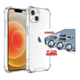 Funda Para iPhone Reforzada + Protector Camara Diamond 