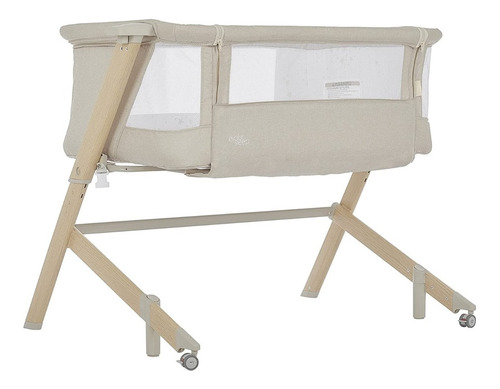 Evolur Stellar Beige Cuna Colecho Moises Ajustable