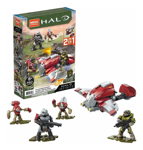 Mega Construx Halo Hijacked Ghost Vehicle Halo Infinite - J.