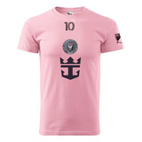 Camiseta-remera De Algodon Messi 10 Inter Miami 