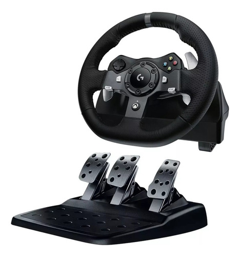 Logitech G920, Volante Driving Force Para Pc / Xbox X|s One Color Negro