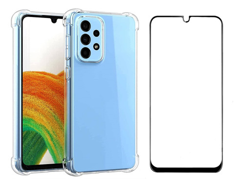 Kit Capa Capinha Case  + Película Vidro 3d Para Galaxy A23 