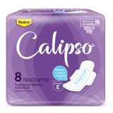 Toallas Femeninas Calipso Nocturna Con Gel Alas 8u