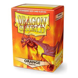 Protectores Dragon Shield Orange Matte Standard 100