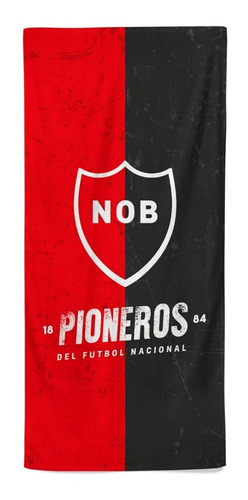 Toallon Secado Rapido Nob Newells Old Boys Futbol + Bolso