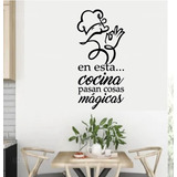 Vinil Decorativo En Esta Cocina Sticker De Pared Calcomania 115x62cm