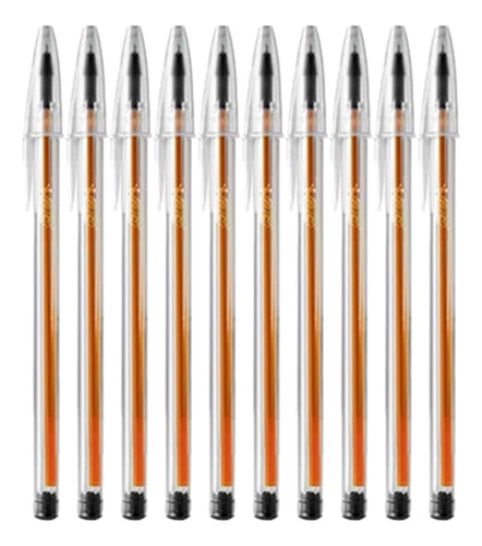 Caneta Bic Fine Plus 0,8mm Preta C/10un