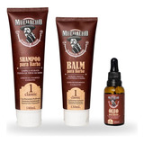 Kit Para Barba - Shampoo + Balm + Óleo - Muchacho Classic