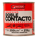 Adhesivo Doble Contacto Tacsa Lata X 250cc