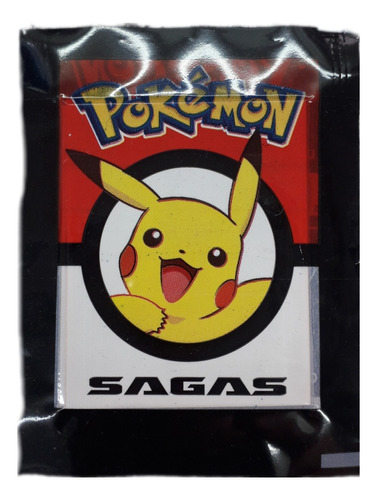 Figurita Pokemon Sagas Nro 107 Pikachu Bola Voltio