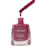 Esmalte De Uñas En Gel Con Forma De Diamante A Rayas, Varios Colores, Venta Al Por Mayor, Reventa, Hibisco, Rosa