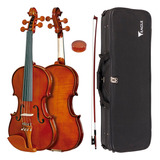 Violino Completo Eagle 4/4 Ve441 Case, Breu, Arco 
