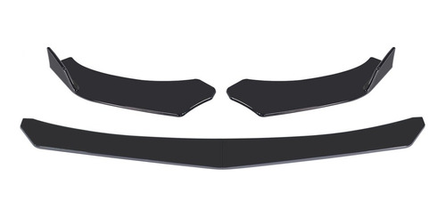 Front Lip Saia Spoiler Universal Tg Poli Black Piano