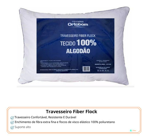 Travesseiro Ortobom Fiber Flock