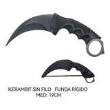 Kerambit Cuchillo Sin Filo Negro Counter Strike Cs Go Cfunda