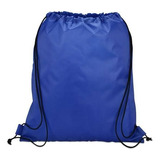  Bolsa Saco Couro Cordão Esportes Academia Futebol Azul