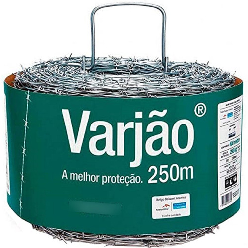 Arame Farpado Para Cerca Fio 14 Varjão 250 Metros Belgo 