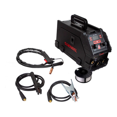 Maquina De Soldar Microalambre Y Electrodo 130amp C\u002Fantorcha Negro | Envío gratis