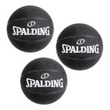 Paquete De 3 Balones Spalding Basquetbol Basic #7 (83969z)