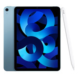 Apple iPad Air 5ª Geração Wifi 256gb M1 Azul + Pencil 2 