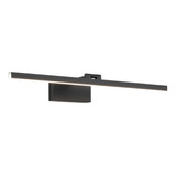 Aplique Pared Cuadro Baños Led 16w Negro Deco L02316n Mks