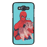 Funda Protector Rudo Para Samsung Galaxy Spiderman Marvel 03