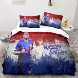 Juego De Funda De Edredón Wesley Sneijder, Tamaño Individual