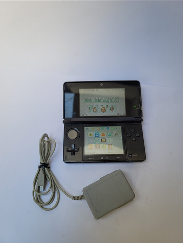 Nintendo 3ds Old Color Cosmo Black (detalle En Botones )