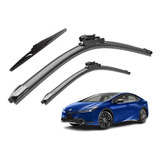 Kit 3 Limpiaparabrisas Para Toyota Prius 2016 2017 2018 2019