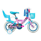 Bicicleta Mercurio Infantil Para Niña Cuty Rodada 12 Rosa