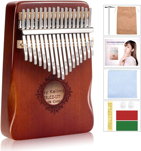 Kalimba Piano De Pulgar De 17 Teclas,instrumento Musical