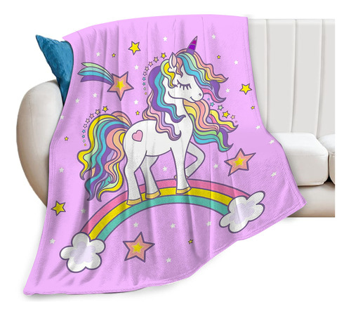 Manta De Unicornio Arcoiris, Regalos De Unicornio Para Ninas