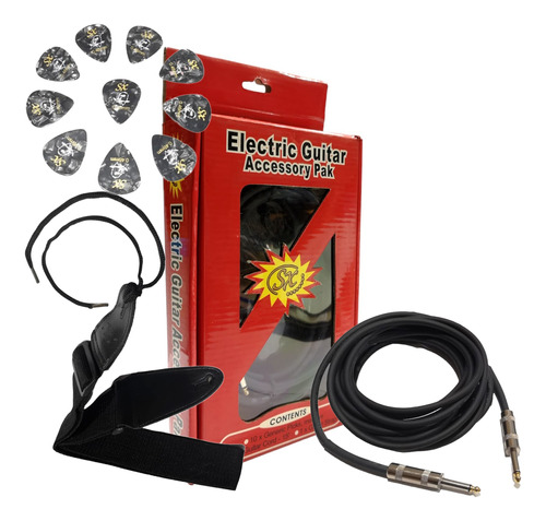 Pack De Accesorios Para Guitarra Electrica