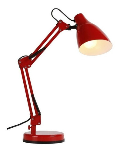 Lámpara Escritorio Artic E27 Roja