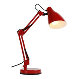 Lámpara Escritorio Artic E27 Roja