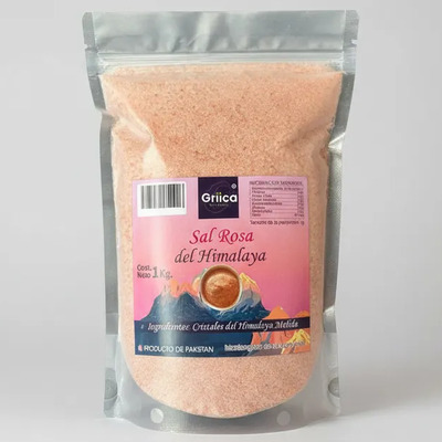 1 Kg Sal Rosa Del Himalaya Molida Natural | MercadoLibre