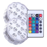 Kit 2 Luminarias De Leds P/ Piscina Flutuante Fonte Chafariz